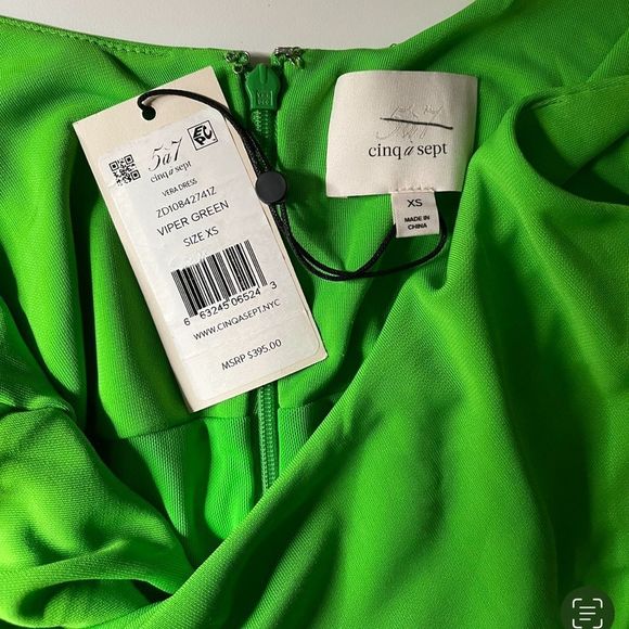 CINQ A SEPT
Green Vera Knot Detail Dress - Picture 9 of 9